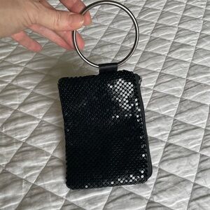 Sparkly wristlet purse